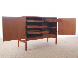 Danish mid-century modern sideboard in teak by Ole Gjerløv Knudsen & Torben Lind