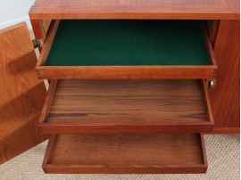 Danish mid-century modern sideboard in teak by Ole Gjerløv Knudsen & Torben Lind