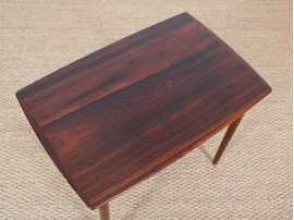 Table d'appoint scandinave en palissandre de Rio