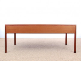 Danish mid-century modern free standing desk by Aksel Bender Madsen & Ejner Larsen pour Willy Beck.