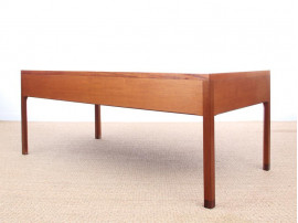 Danish mid-century modern free standing desk by Aksel Bender Madsen & Ejner Larsen pour Willy Beck.