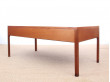 Danish mid-century modern free standing desk by Aksel Bender Madsen & Ejner Larsen pour Willy Beck.