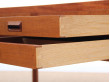 Danish mid-century modern free standing desk by Aksel Bender Madsen & Ejner Larsen pour Willy Beck.