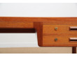 Danish mid-century modern free standing desk by Aksel Bender Madsen & Ejner Larsen pour Willy Beck.