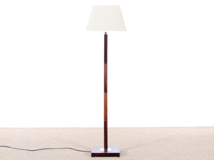 Lampadaire scandinave en palissandre de Rio