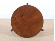 Danish mid-century modern small side table in mahogany