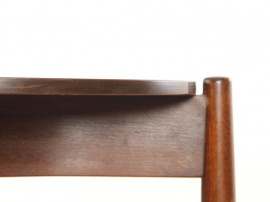 Danish mid-century modern small side table in mahogany