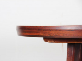 Danish mid-century modern dining table in Rio rosewood