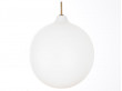 Danish mid-century modern pendant light in opal model Wohlert 40 cm