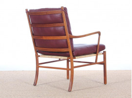 Danish mid-century modern pair of PJ149 colonial chairs in Rio rosewood