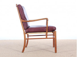 Danish mid-century modern pair of PJ149 colonial chairs in Rio rosewood