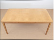 Danish mid-century modern extendable dining table in oak by Kai Winding