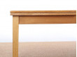 Danish mid-century modern extendable dining table in oak by Kai Winding