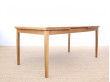 Danish mid-century modern extendable dining table in oak by Kai Winding