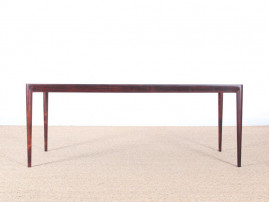 Danish mid-century modern coffee table in Rio rosewood