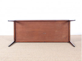 Danish mid-century modern coffee table in Rio rosewood