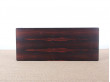 Danish mid-century modern coffee table in Rio rosewood