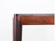 Danish mid-century modern coffee table in Rio rosewood