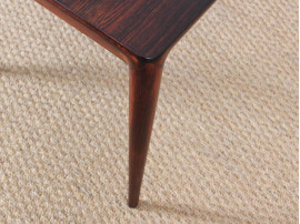 Danish mid-century modern coffee table in Rio rosewood