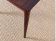 Danish mid-century modern coffee table in Rio rosewood