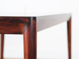 Danish mid-century modern coffee table in Rio rosewood