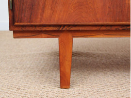 Danish mid-century modern small side board in Rio rosewood