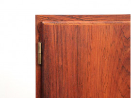 Danish mid-century modern small side board in Rio rosewood