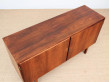 Danish mid-century modern small side board in Rio rosewood