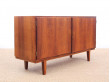 Danish mid-century modern small side board in Rio rosewood