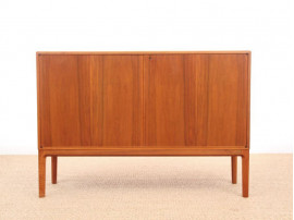 Danish mid-century modern small side board in teak by Bertil Fridhagen