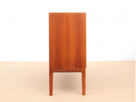 Danish mid-century modern small side board in teak by Bertil Fridhagen