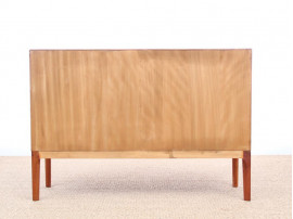 Danish mid-century modern small side board in teak by Bertil Fridhagen