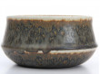 Rorstrand Round Bowl, Brown/Tan Mottled Glaze