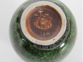 Rorstrand Mottled Green Vase SBH