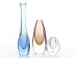 Orrefors Clear Glass Teardrop Vase