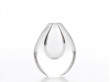 Orrefors Clear Glass Teardrop Vase