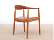 Scandinavian armchair "The Chair", designed by Hans J. Wegner