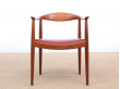 Scandinavian armchair "The Chair", designed by Hans J. Wegner