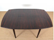Scandinavian dining table in Rio rosewood (4/10 seats)