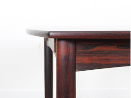 Table scandinave carrée en palissandre de Rio 4/10 pers