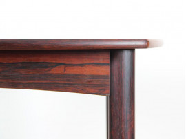 Table scandinave carrée en palissandre de Rio 4/10 pers