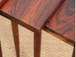 Mid-Century Modern Danish nesting tables in Rio rosewood