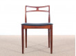 Mid-Century Modern Danish  set  of 4 dining chairs in Rio rosewood  by Johannes Andersen