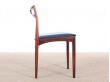 Mid-Century Modern Danish  set  of 4 dining chairs in Rio rosewood  by Johannes Andersen