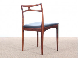 Mid-Century Modern Danish  set  of 4 dining chairs in Rio rosewood  by Johannes Andersen