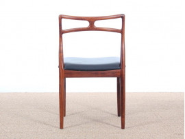 Mid-Century Modern Danish  set  of 4 dining chairs in Rio rosewood  by Johannes Andersen