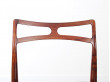 Mid-Century Modern Danish  set  of 4 dining chairs in Rio rosewood  by Johannes Andersen