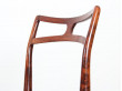 Mid-Century Modern Danish  set  of 4 dining chairs in Rio rosewood  by Johannes Andersen