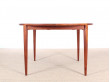 Table de repas scandinave extensible en teck 4/8 pers.