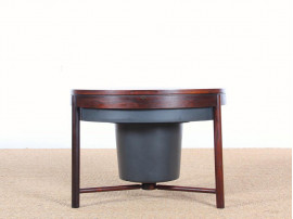 Bar table basse scandinave en palissandre de Rio